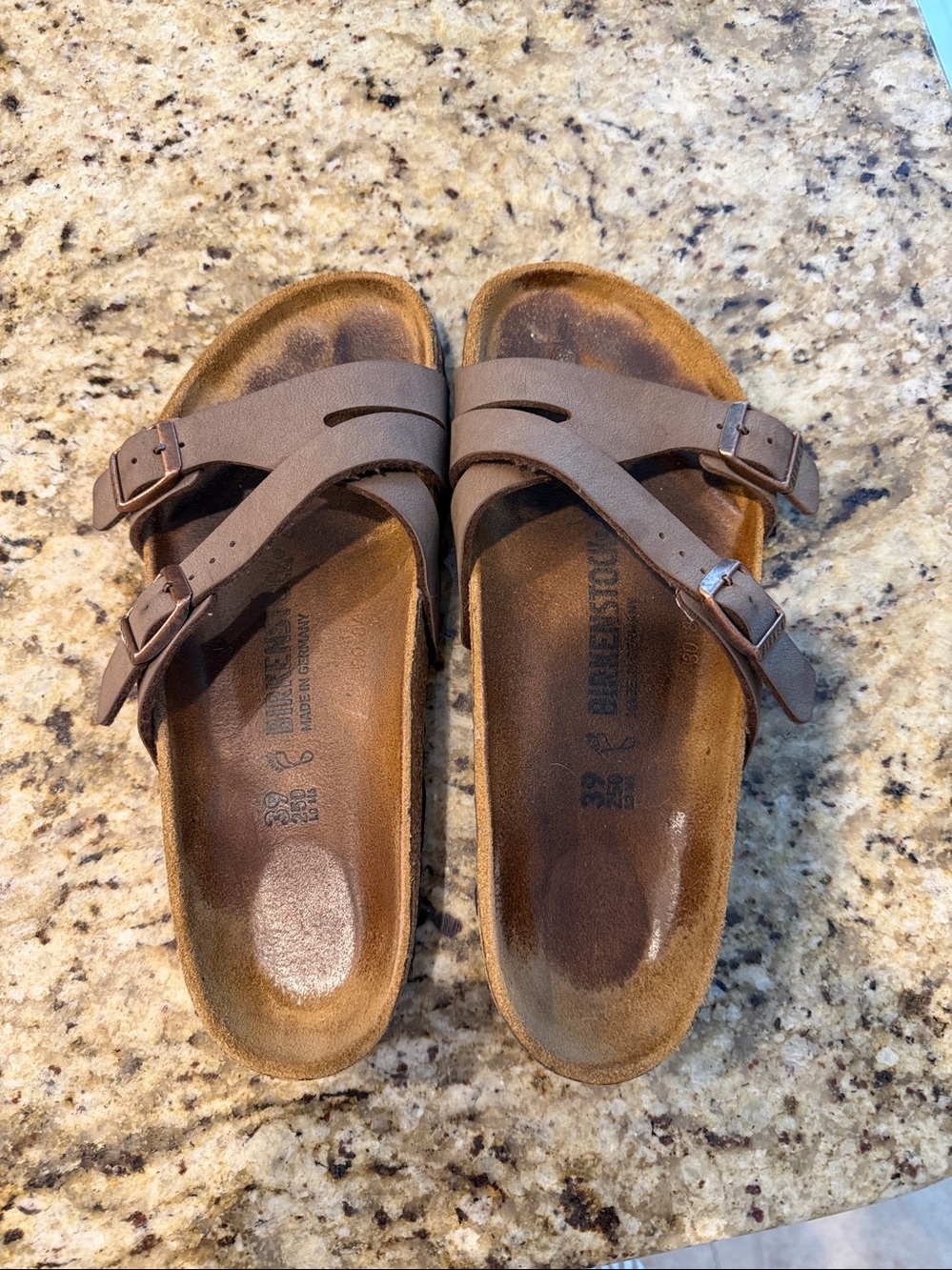 Birkenstock Brown Yao Size 39 Sandals